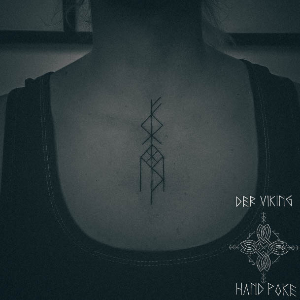 Alluring Ladies Viking Tattoo Ideas Spine