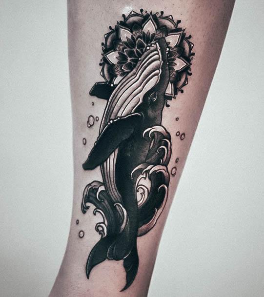 Alluring Ladies Whale Tattoo Ideas