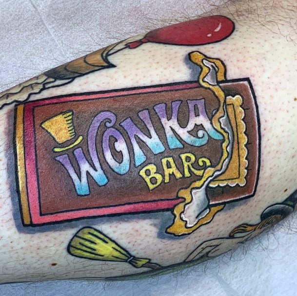 Alluring Ladies Willy Wonka Tattoo Ideas