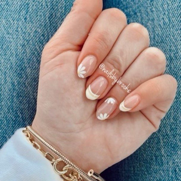 Alluring Ladies Yellow French Tip Nail Ideas