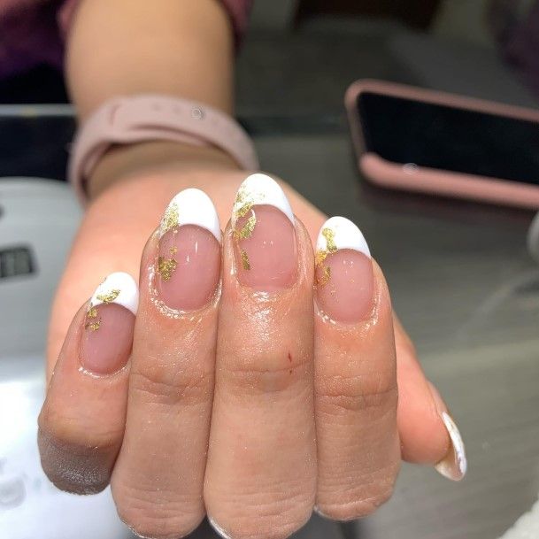 Almond French Girls Nail Ideas