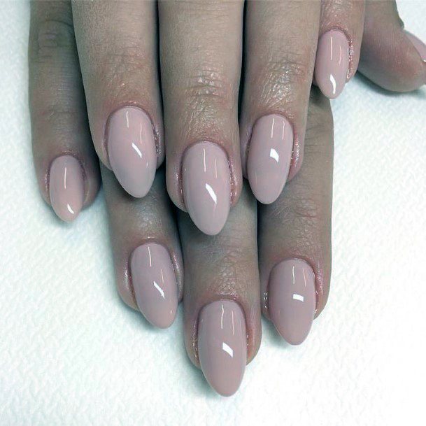 Almond Shaped Natural Nail Ideas For Women