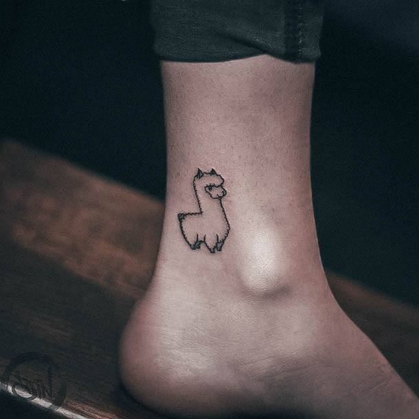 Top 100 Best Alpaca Tattoos For Women Llama Design Ideas