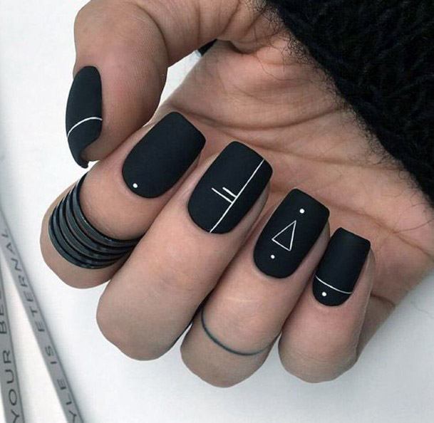 Amazing Ancient Lettering Art On Nails Women