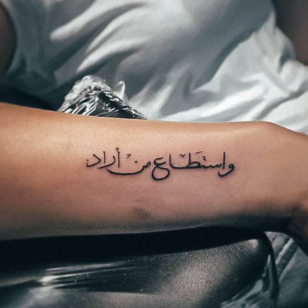 41 Arabic Wrist Tattoos Design