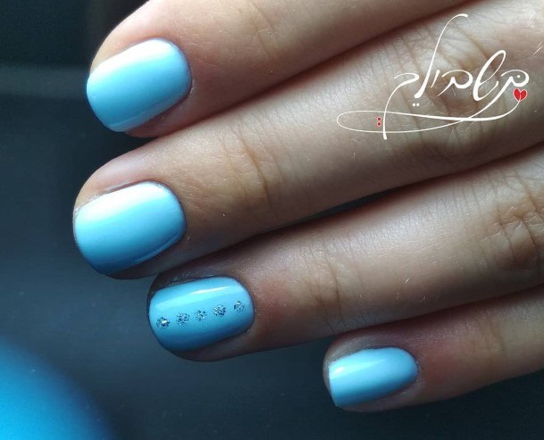 Amazing Azure Nail Ideas For Women