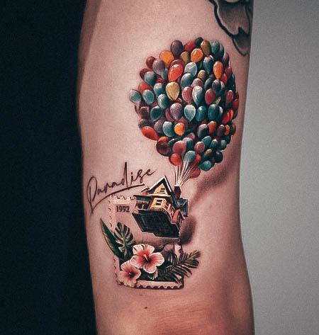 Amazing Ballon Tattoo Ideas For Women