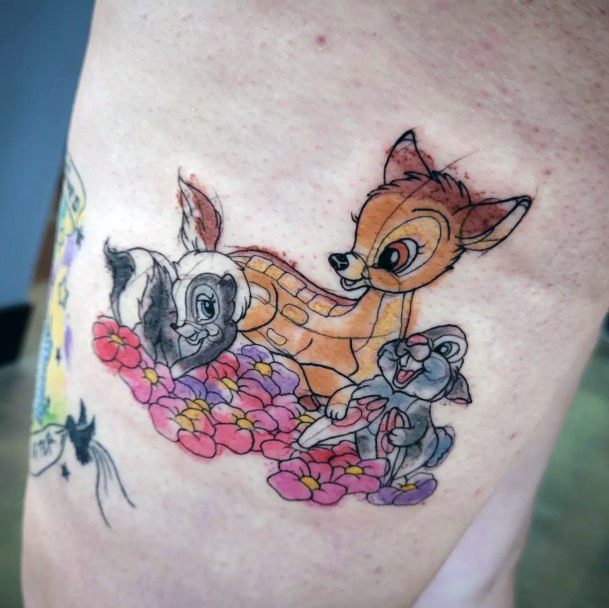 Amazing Bambi Tattoo Ideas For Women