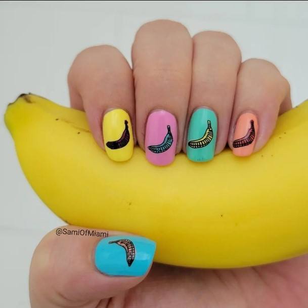 Amazing Banana Nail Ideas For Women