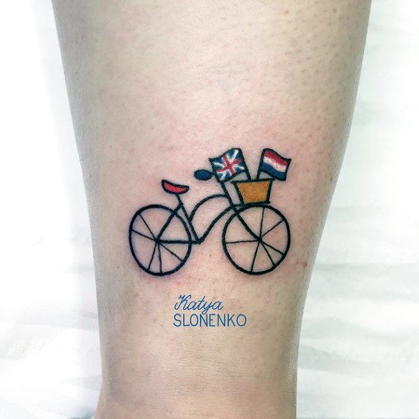 Amazing Bicycle Tattoo Ideas For Women