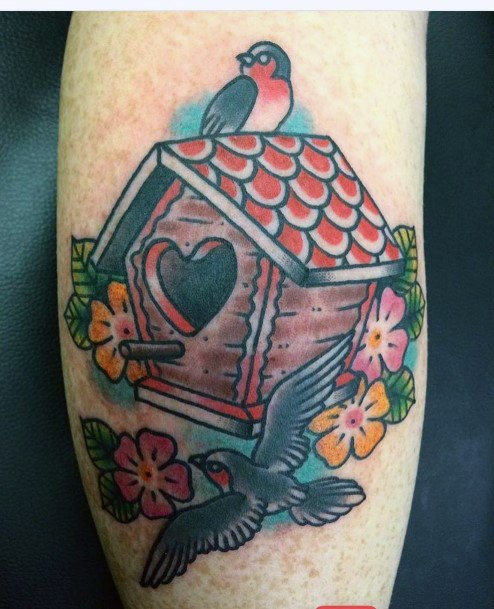 Amazing Birdhouse Tattoo Ideas For Women