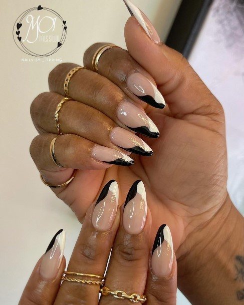 Amazing Black And White Nail Ideas For Women