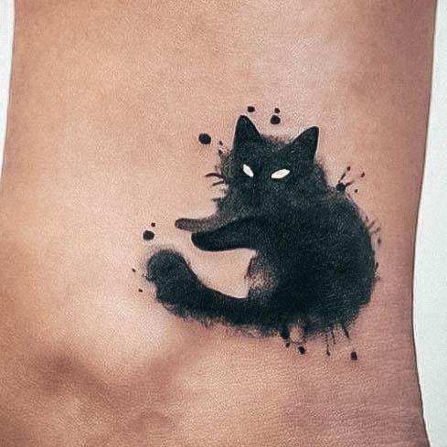 Amazing Black Cat Tattoo Ideas For Women