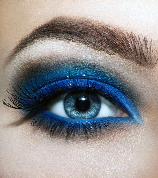 Amazing Blue Good Eyeshadow Women