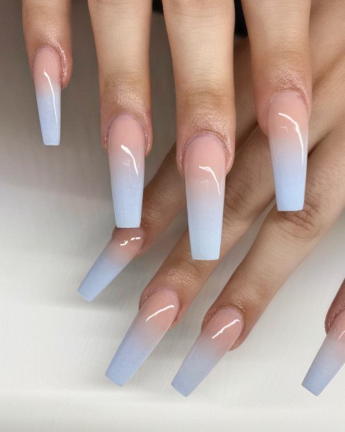 Amazing Blue Ombre Nail Ideas For Women