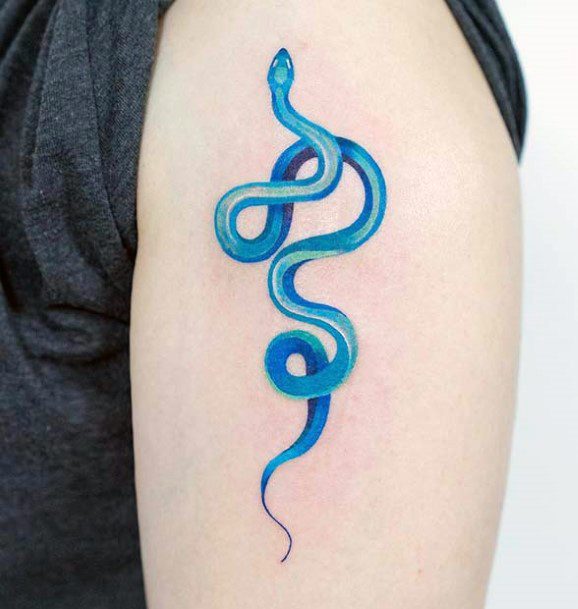 Top 150 Best Snake Tattoos For Women Cute Slithering Designs