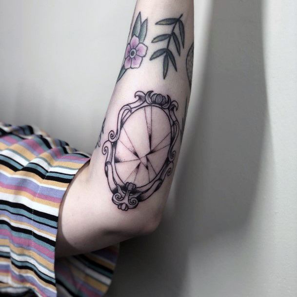 Amazing Broken Mirror Tattoo Ideas For Women