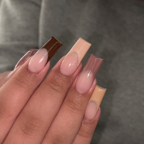 Amazing Brown French Tip Nail Ideas For Women