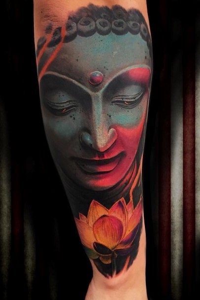 Amazing Buddha Tattoo Ideas For Women 3d Forearm