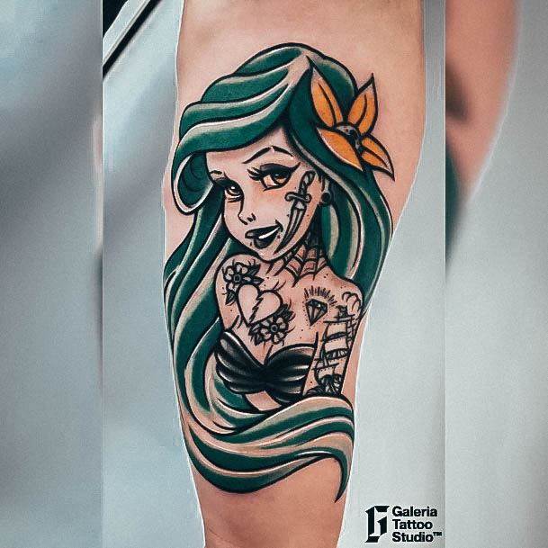 Amazing Cartoon Tattoo Ideas For Women