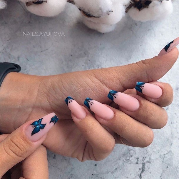 Amazing Clear Blue Nail Ideas For Women