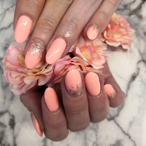 Amazing Coral Nail Ideas For Women