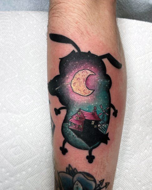 Amazing Courage The Cowardly Dog Tattoo Ideas For Women