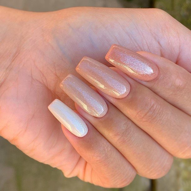 Amazing Cream Nail Ideas For Women