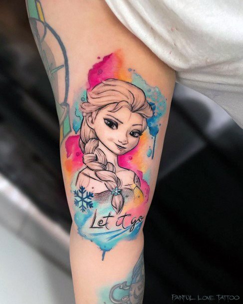 Amazing Elsa Tattoo Ideas For Women