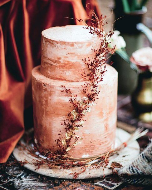 Amazing Fall Wedding Cakes Women