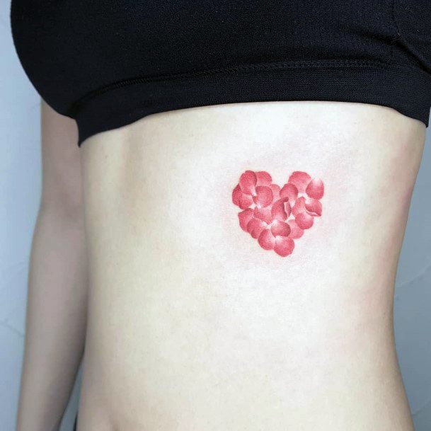 Amazing Flower Petal Tattoo Ideas For Women