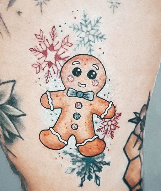 GINGERBREAD MAN  Temporary Christmas Tattoo  Zazzle