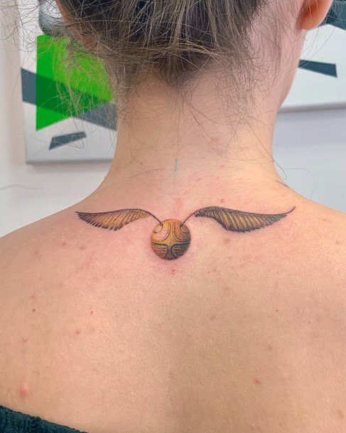 Amazing Golden Snitch Tattoo Ideas For Women