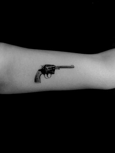 Amazing Gun Tattoo Ideas For Women Arm Tiny