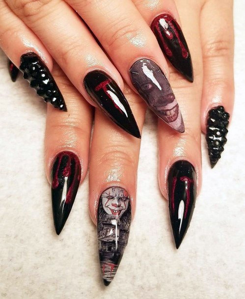 Amazing Halloween Art On Nails Women