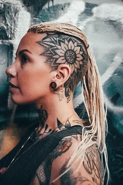 Amazing Head Tattoo Ideas For Women