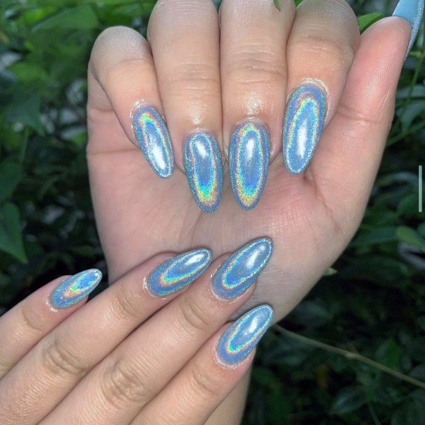 Amazing Holographic Nail Ideas For Women