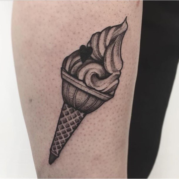 Amazing Ice Cream Tattoo Ideas For Women