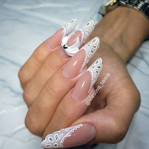 Amazing Lace Nail Ideas For Women