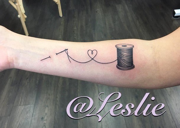 37 Sewing Needle Tattoos Ideas