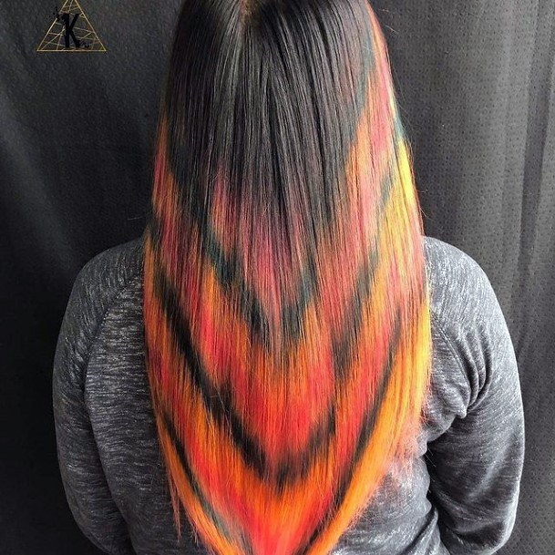 Amazing Orange Ombre Hairstyles Ideas For Women