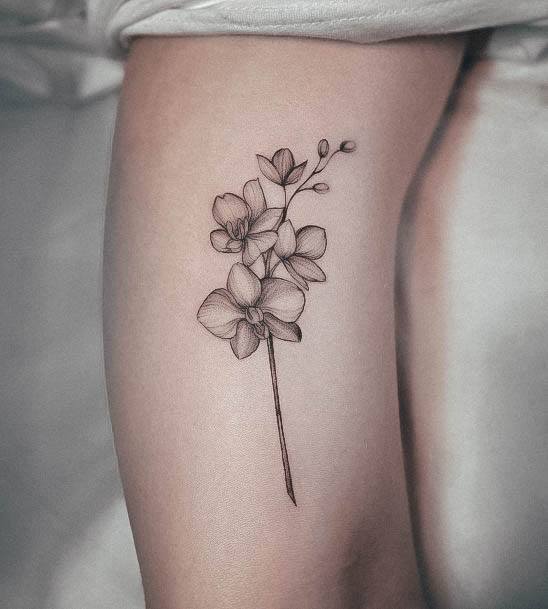 Amazing Orchid Tattoo Ideas For Women