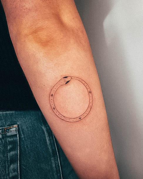 Amazing Ouroboros Tattoo Ideas For Women