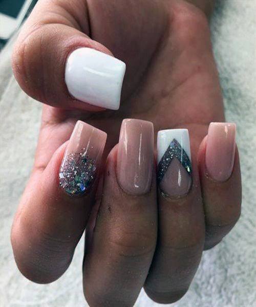 Amazing Peach Pink Nail Art For Women