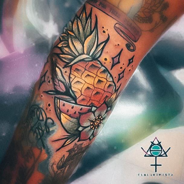 Amazing Pineapple Tattoo Ideas For Women