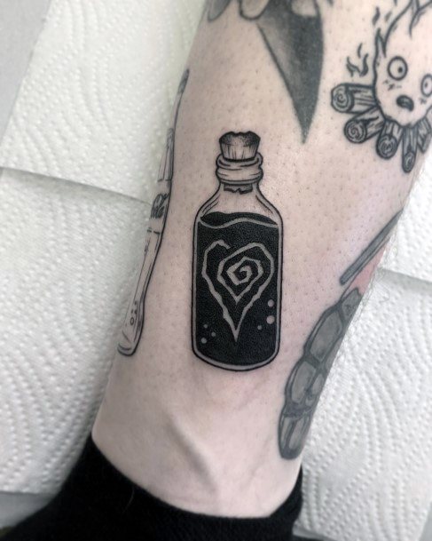 Amazing Poison Bottle Tattoo Ideas For Women