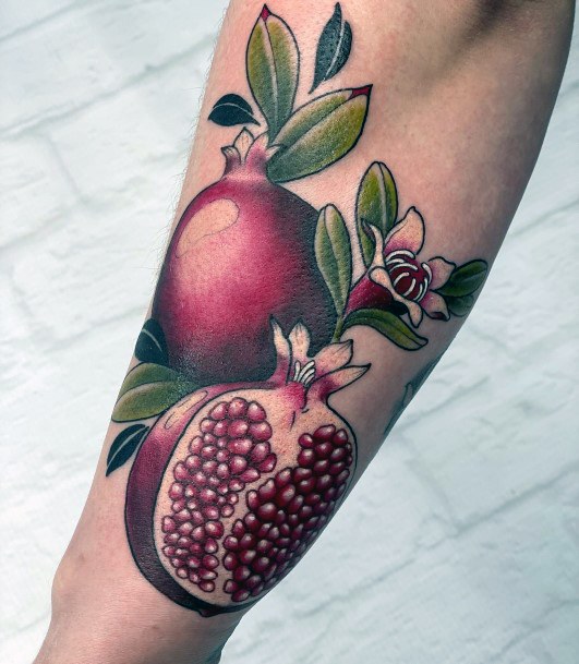 Amazing Pomegranate Tattoo Ideas For Women