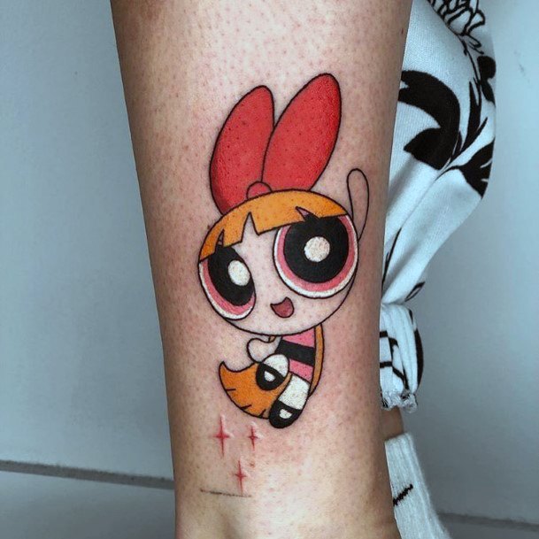 Amazing Powerpuff Girls Tattoo Ideas For Women