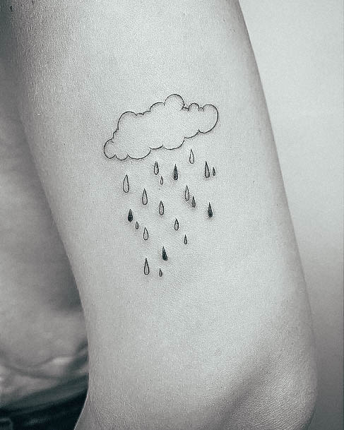 Amazing Rain Tattoo Ideas For Women