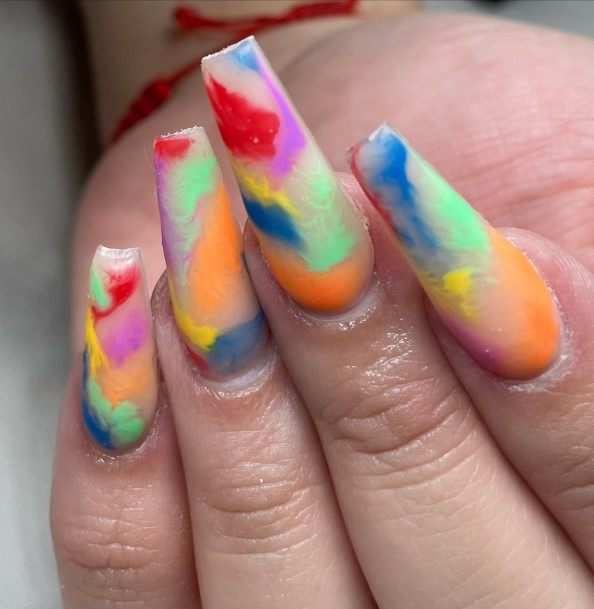 Amazing Rainbow Nail Ideas For Women